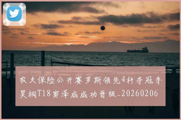农夫保险公开赛罗斯领先4杆夺冠李昊桐T18窦泽成成功晋级_20260206133741